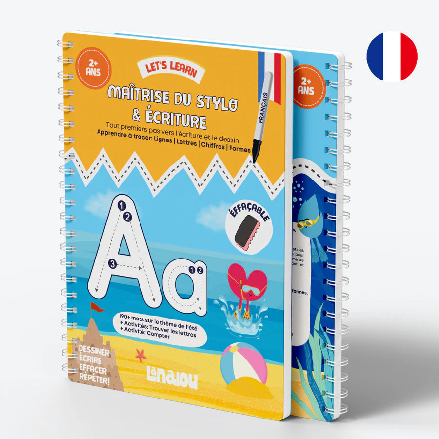 French Pen Control & Writing Activity Book