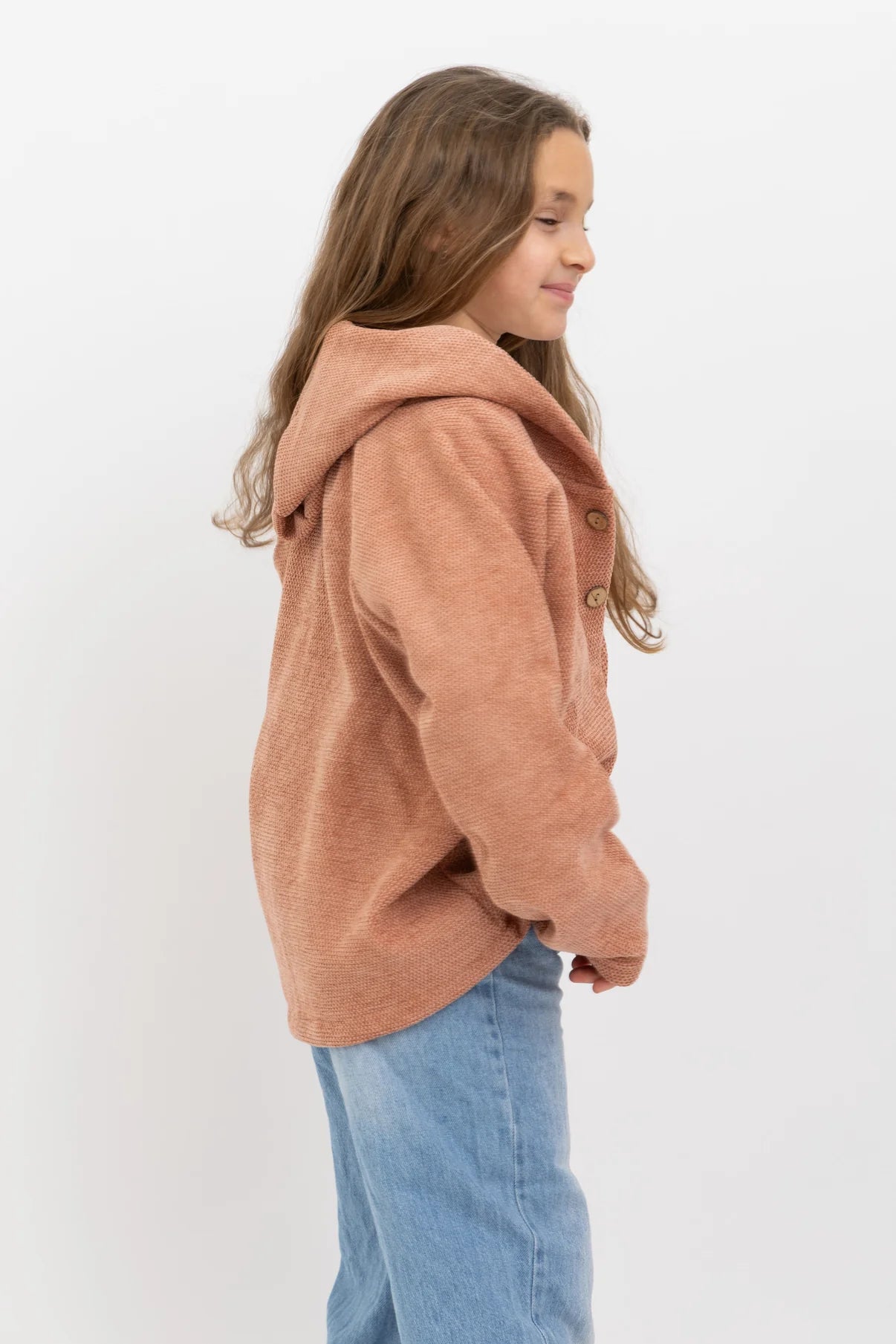 Peach Hooded Jacket