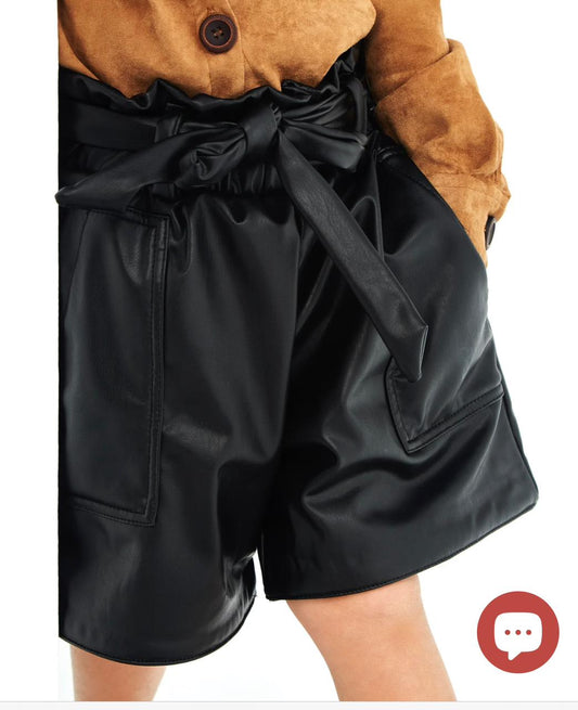 Must Have Brown Leather Shorts