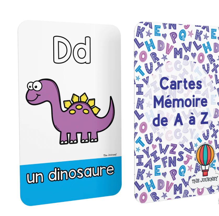 French Alphabet Flashcards (Cartes Mémoire de A à Z)