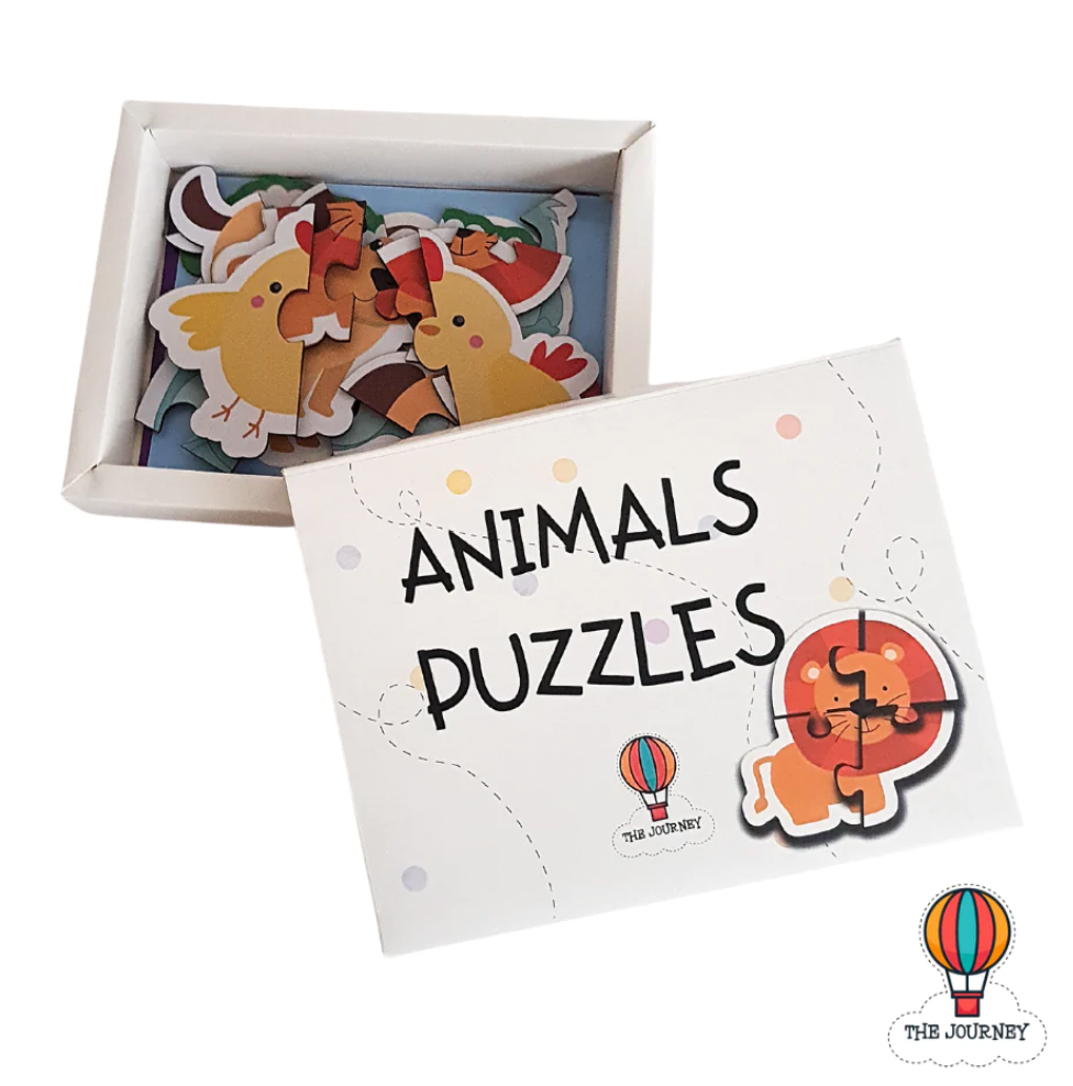 Animals Wooden Puzzles (15 Pieces)