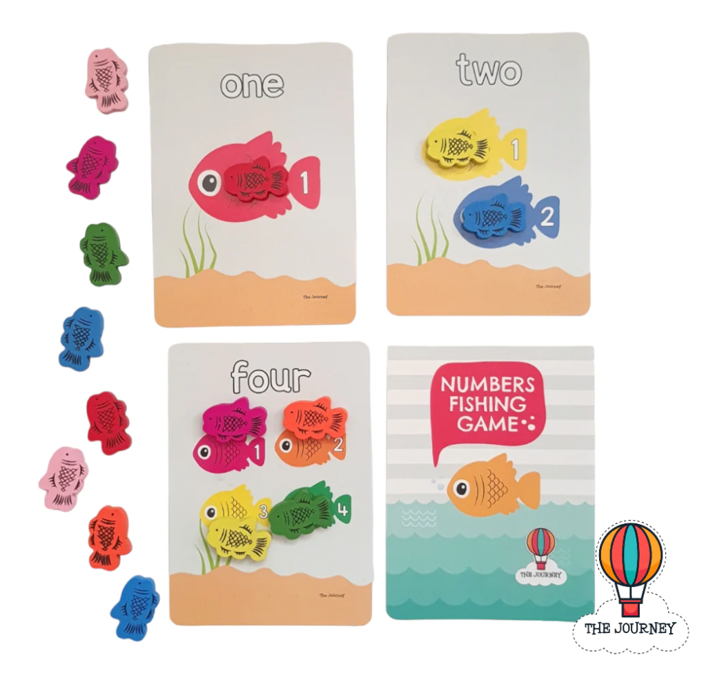 English Count & Fish Learning Set