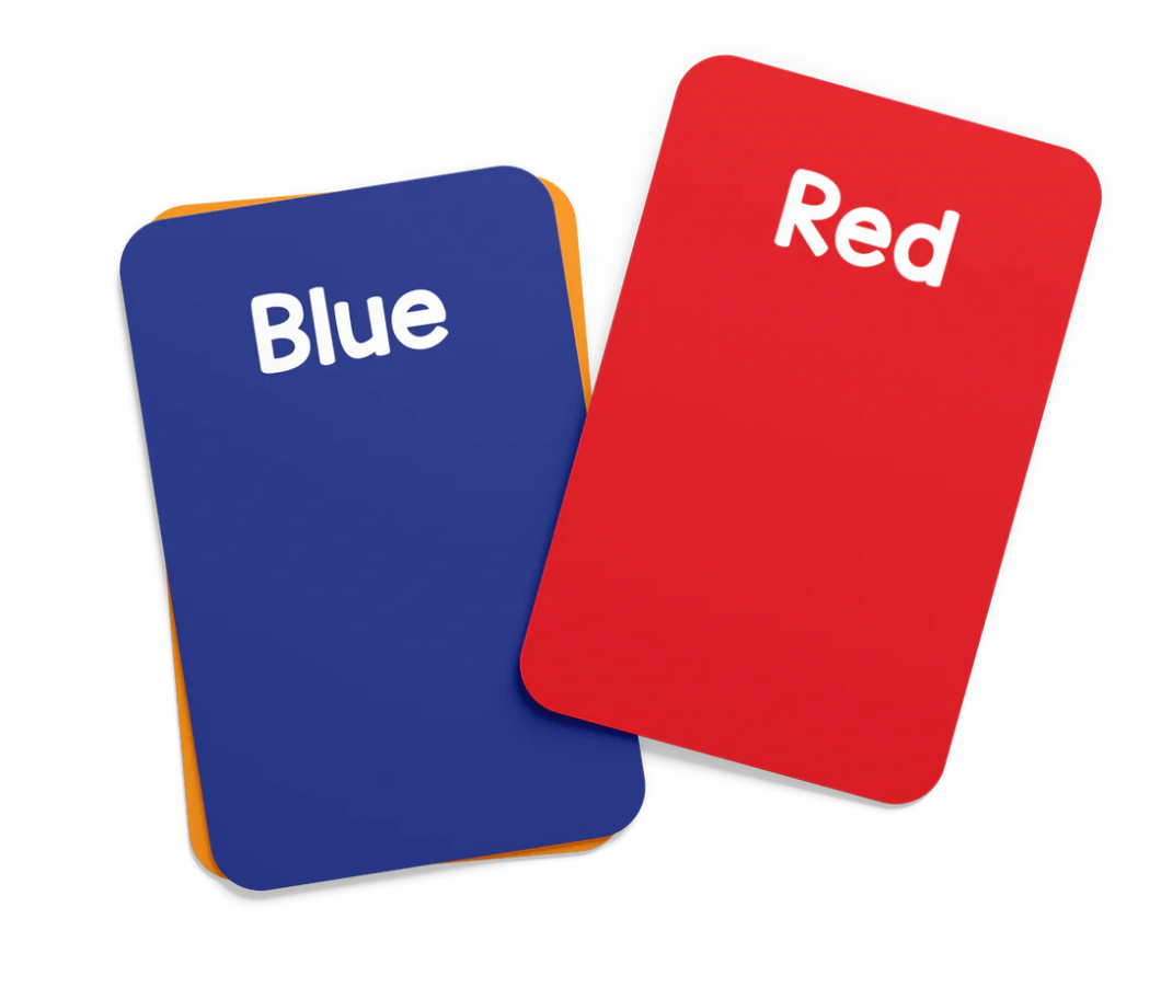English Colors Flashcards