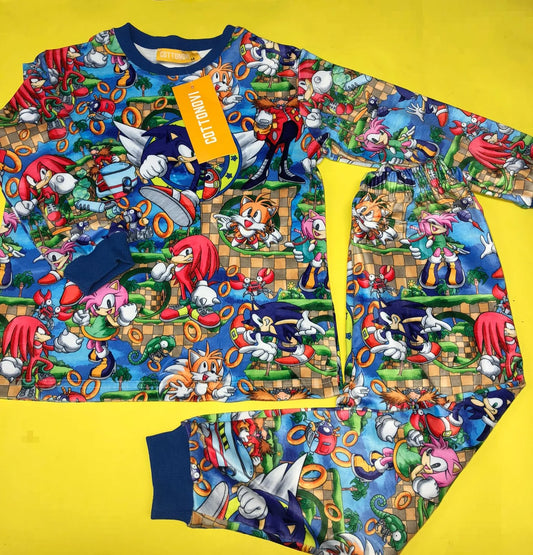 Sonic World Soft Fleece Pyjama