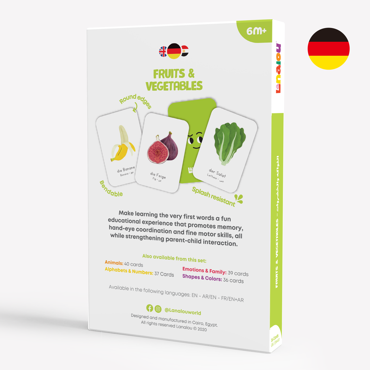 German Individual Set - Fruits & Vegetables