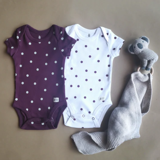 Polka Dot Onsie (Pack of 2)