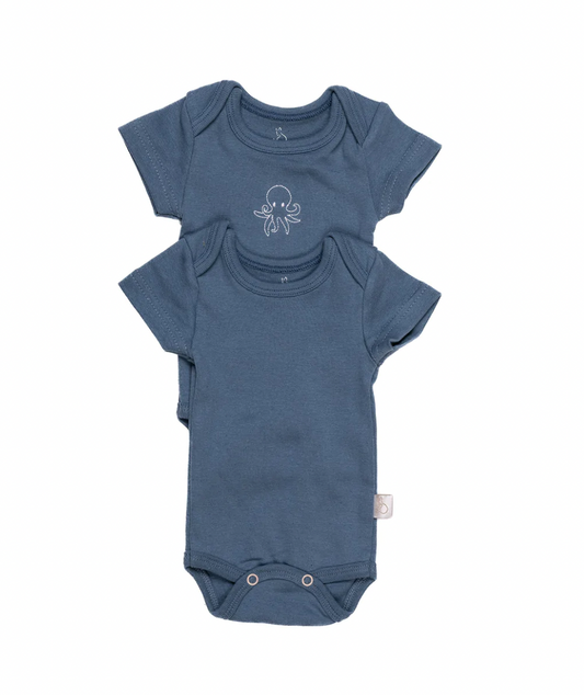 Under the Sea Bodysuits set of 2 (Ocean Blue)